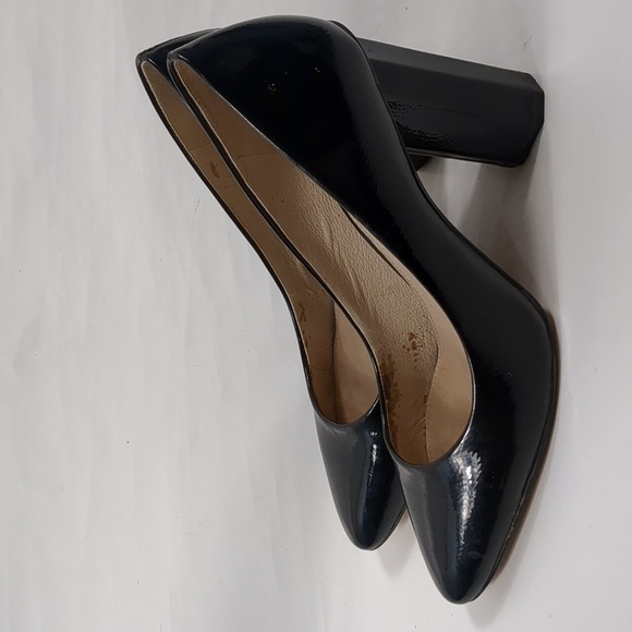 Louise et Cie Landon Block Heel Pumps Black Size 10 - Picture 3 of 8